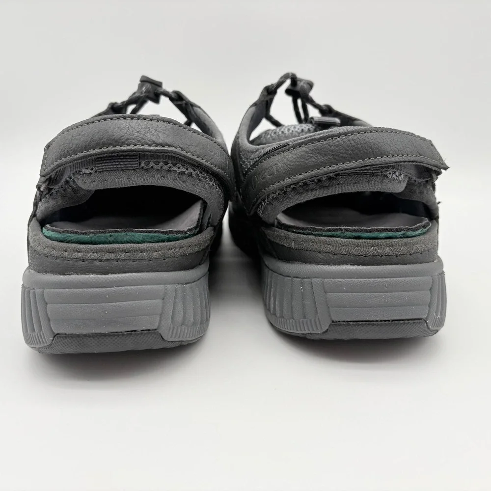 Orthofeet Alpine Orthopedic Fisherman Sandals Mens Size 10.5 4E Black Shoes